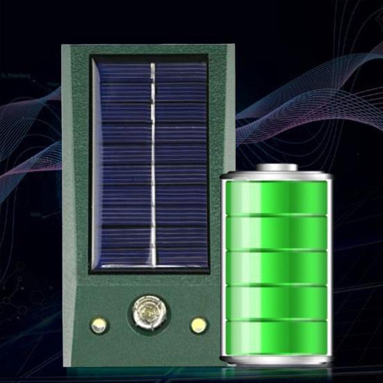 Репеллент для животных, двойной мигающий светодиод, красный свет, сильный ультразвуковой сигнал, вредитель, мышь, насекомое, солнечный отпугиватель животных, аксессуар для двора