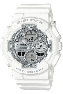 Часы Casio G-Shock белые из биомассы, пластик, GMA-S140VA-7AJF, женские,