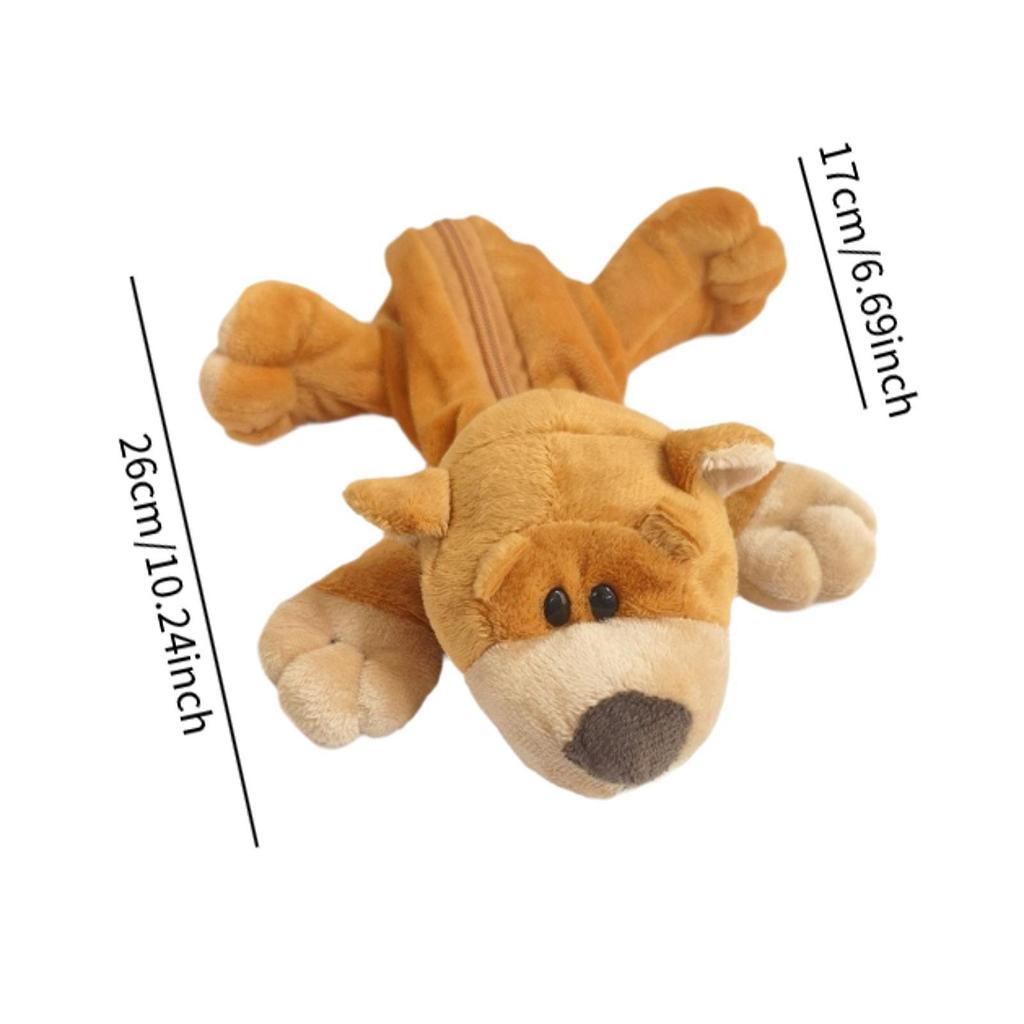 Animal Pencil Case Cartoon Bag Organizer with Large Capacity And Soft for Teen Girls Boys