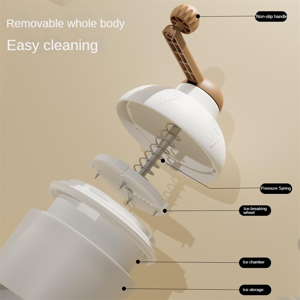 Shaved Ice Machine Household Small Hand Crank Ice Crusher Hand Crank Ice Crusher Hail Machine Smoothie Maker