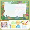 Extra Large Magic Water Canvas Painting Mat for Kids - Reusable Water Doodle and Writing Cloth
