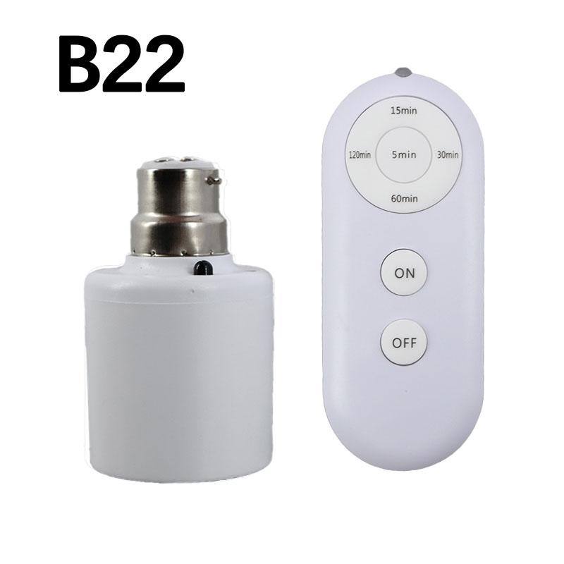 E27 или B22 Патрон для лампочки с дистанционным управлением Умный таймер-выключатель Беспроводной 8 м Держатель лампы AC 110 В 220 В Вкл Выкл