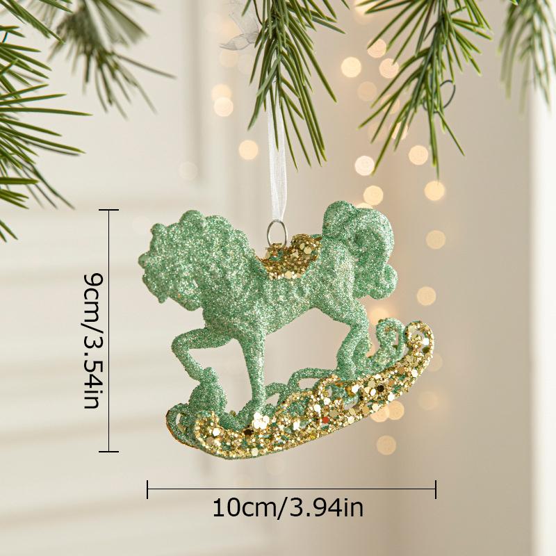 1шт новая пластиковая зеленая бабочка подвесное украшение Рождественская елка висит