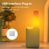 Светодиодные лампы с эффектом пламени 5 В USB, USB-лампа-пламя, лампа-свеча, беспламенный ночник, мерцающая лампа огня для домашнего декора для вечеринок