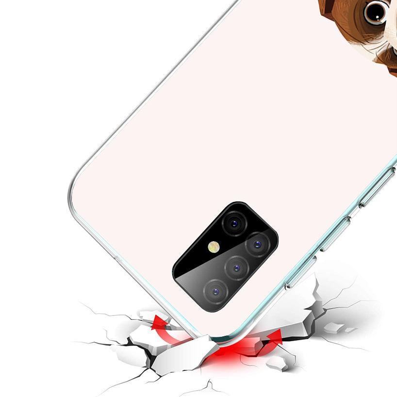 Чехол для телефона с изображением мопса и французского бульдога для Samsung Galaxy A17 A37 A57 A16 A26 A36 A56 A15 A14 A13 A55 A54 A53 A35 A34 A33 A25 A24 A23