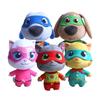 Kawaii 28cm Can't Talk Version Talking Tom And Friends Hero Series Talking Tom Angela Hank Ginger Ben Plush Dolls Kids Fans Gift