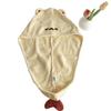 Cartoon Shrimp Coral Fleece Quick-Dry Hair Cap for Women - Thick Absorbent Bath Wrap