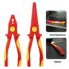 Многоцелевые 1000В изолированные пластиковые плоскогубцы с эргономичной рукояткой для электротехнических проектов, установки приборов