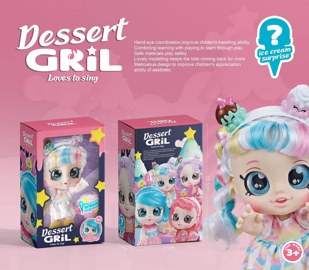 Second Generation Kendi KID Doll Ice Cream Princess Playhouse Gift Set for Girls