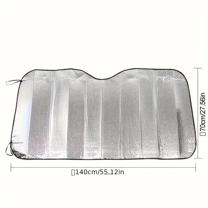 1PCS Foldable Sun Visor Reflector for Car Front Windshield Portable Breathable UV Resistant Sunscreen and Cooling 1PCS Foldable