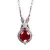 New S925 Silver Inlaid Full Flower European and American Popular Women's Necklace Wedding Jewelry