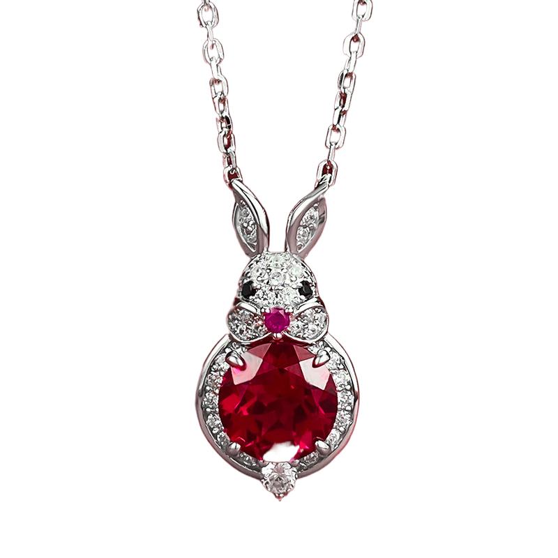 New S925 Silver Inlaid Full Flower European and American Popular Women's Necklace Wedding Jewelry