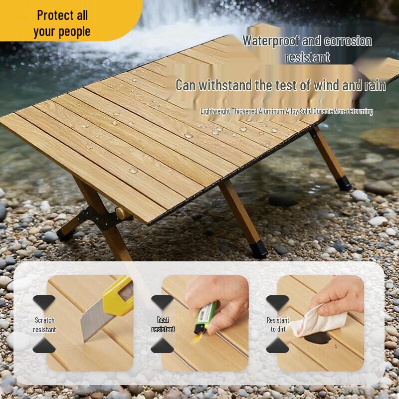 Portable Outdoor Roll-Up Camping Table