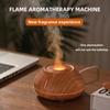2024 Новый увлажнитель воздуха с имитацией пламени и дерева, красочный ночник, может добавлять эфирное масло, USB, настольный ультразвуковой ароматический диффузор