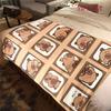 Adorable Capybara Moments blanket Suitable for all seasons Home Decor Christmas gifts Digital printing Office rest blanket
