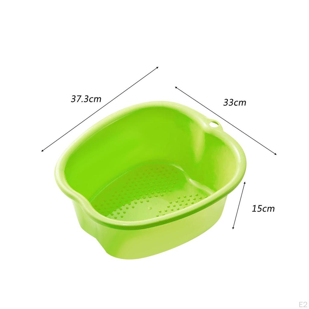 Foot Care Soaking Basin 37.3x33x15cm for Home and Commercial Use
