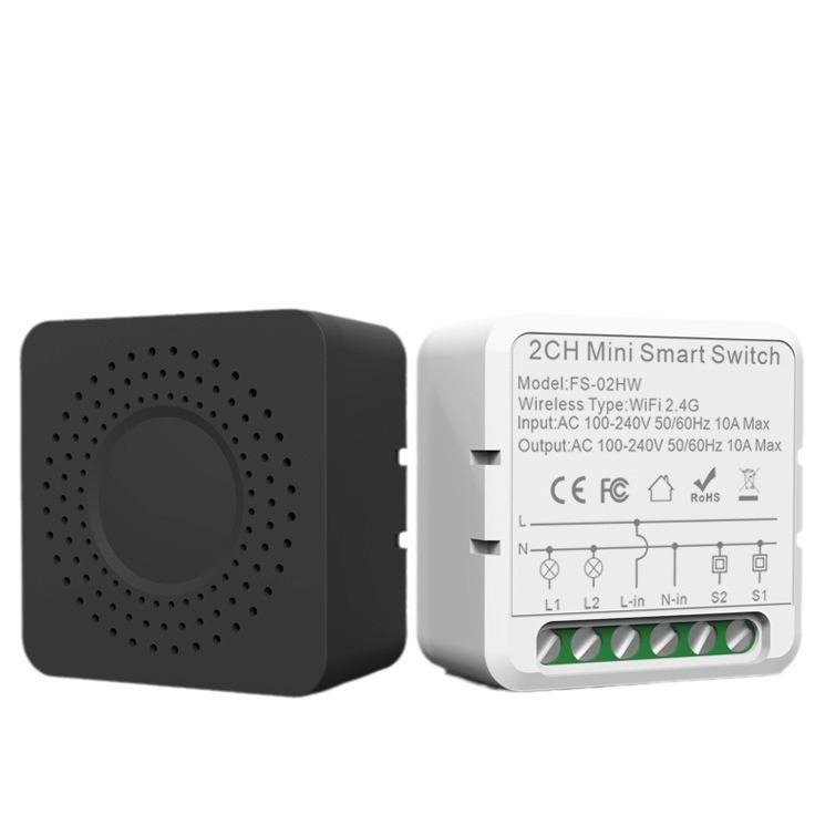 Умный WiFi-отключатель Tuya: Модуль выключателя света с двойным управлением, 1-4 направления, без нуля