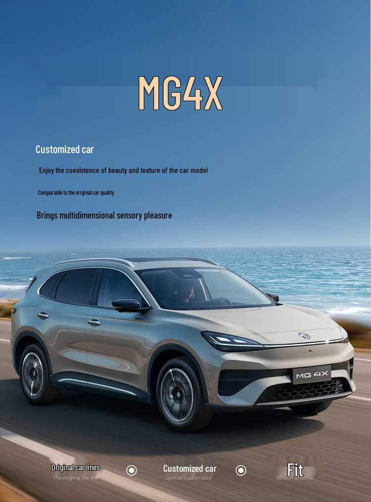 Всесезонные чехлы на сиденья для MG MG4X 2026 года с бесплатными подушками Smart Enjoyment Version