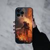 Пожар Пожарный Чехол для Телефона Для iPhone 17pro, 16,15,14,13,12,11 X XR Plus, Другие Мягкий Черный Чехол