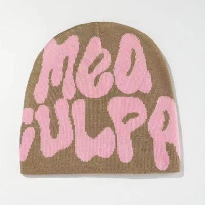 Шапка Meaculpa, Вязаная шапка, Теплая шапка с ушками, Модная и повседневная