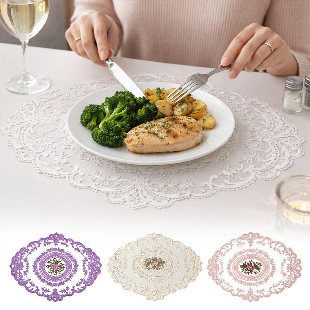 European Style Insulation Dining Mat Anti-scald Coffee Drink Pad for Home Decor