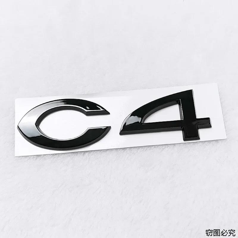 ABS 3D Sticker Styling for Citroen C2 C4 C5 Logo Car Rear Trunk Badge Auto Body Emblem Decals Auto Modified Accessories