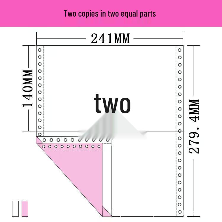 241-Pin Dot Matrix Printer Paper: Triplicate, Two-Part, Four-Part & Five-Part Invoices/Delivery Notes