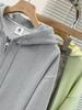 Women's Retro American-Style Hooded Cotton Cardigan with Plus Velvet for Autumn/Winter 2025