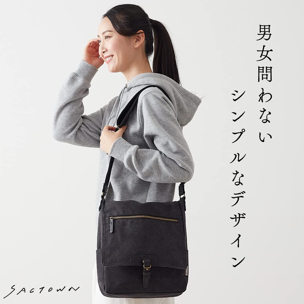 Hanpu Kobo Shoulder Bag Bag for Men and Canvas Shoulder 3X96 Beige [Shoulder Women, Bag, Crossbody, A4, Canvas]