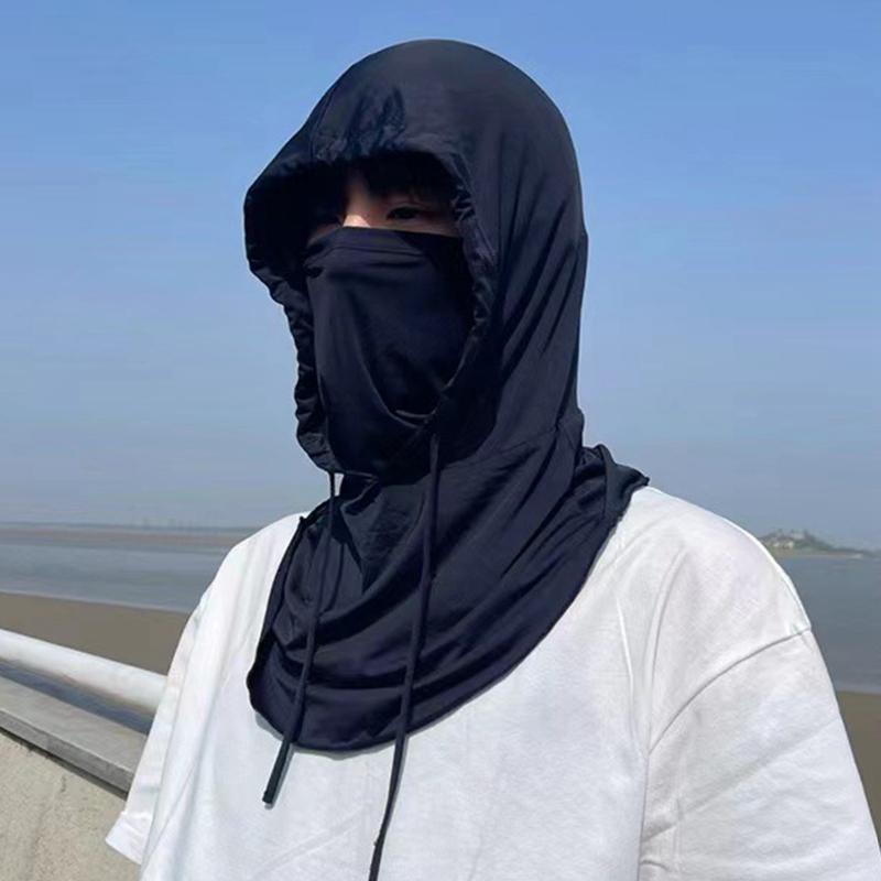 Летняя защита от УФ-лучей, защита шеи, уличный шарф-балаклава, спортивная маска для лица, снуд, капюшон, шляпа, ветрозащитная, охлаждающая, дышащая велосипедная шапка