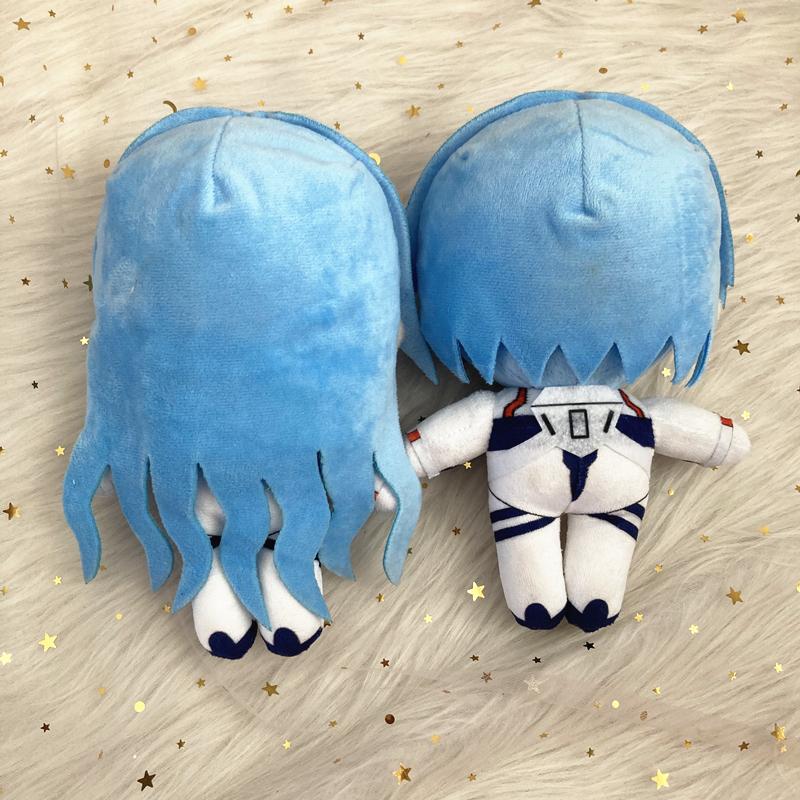 Ayanami Rei Plush Asuka Langley Soryu Rei Plush Stuffed Ray Японское аниме Kawaii Милые мультяшные игрушки Куклы Кровать Подарок