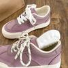 6607 латексные стельки/двойные шнурки, подошва-платформа, женская обувь, маленькие белые туфли, весна 2025, новые ретро кеды