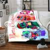 Christmas Friends Celebration Blanket Soft Throw Blanket For Home Bedroom Bed Sofa Travel Office Solid Christmas Blanket