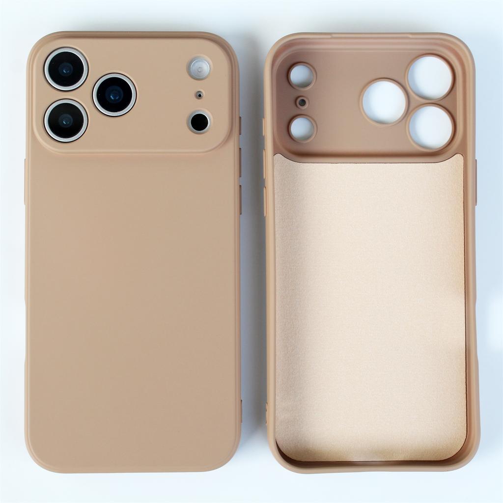 Для iPhone 17 Pro Max 17 Pro 17 Air силиконовая задняя крышка Защита объектива Чехол Противоударный Мягкий Простой Однотонный Чехол для телефона