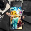 Чехол для телефона D-Dr Stone Anime для Samsung Galaxy Z Flip 7 6 5 4 3 5G Черный чехол ZFlip7 ZFlip6 ZFlip5 ZFlip4 ZFlip3 Fundas Galaxy