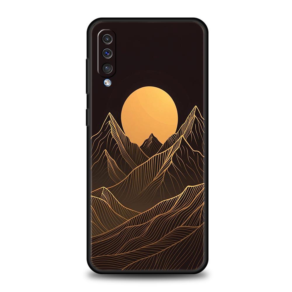 Чехол-накладка 'Горный рассвет' для Samsung A56 A36 A26 A54 A52 A24 A14 A50 A72 A70 A20E A06 A12 A22 A34 A42 A32 A04s A16 5G