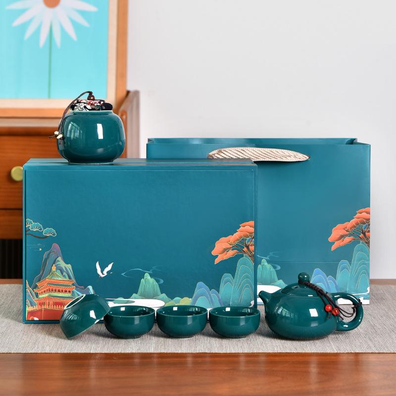 Креативный новый китайский стиль Гочаофэн набор для кунг-фу чая компания ежегодное собрание отправить клиентам деловые подарки