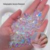 100 шт. Аксессуары для нейл-арта «Аврора» с эффектом изменения цвета от температуры
