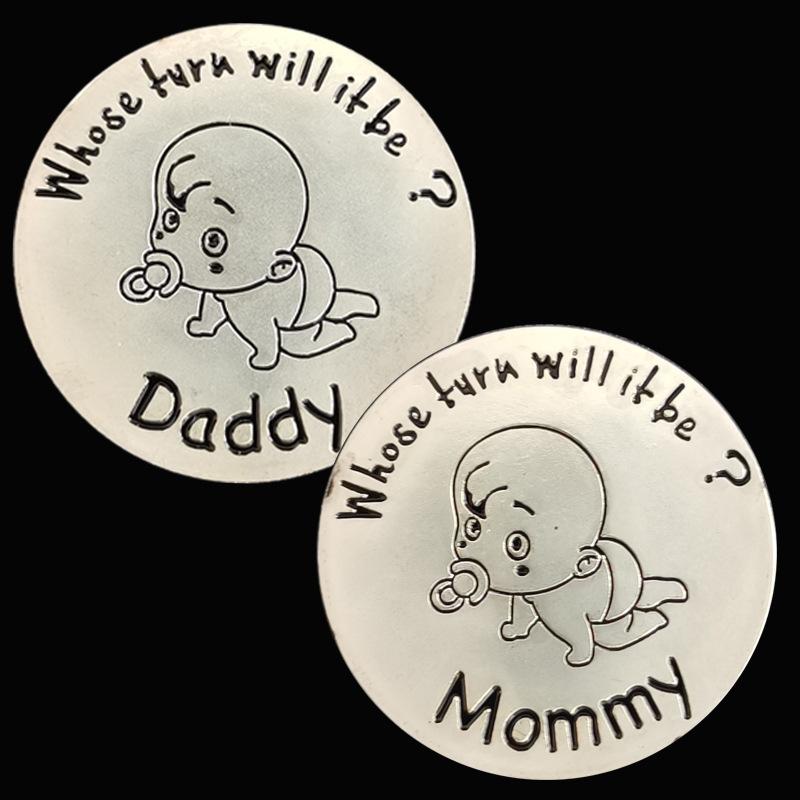 Children's Challenge Coins, Parental Decision Coins, Fun Game Coins, Metal Commemorative Coins, Creative Gifts, Toys, Tooth Fairy Coins