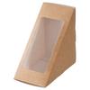 Коробка для сэндвичей HEADS x 12 x 12 50 Крафт HEADS 7,5 см, Коричневый, штук, Безопасно для пищевых продуктов, бумага, Доставка, На вынос, Ланч-бокс, MK-SAB1