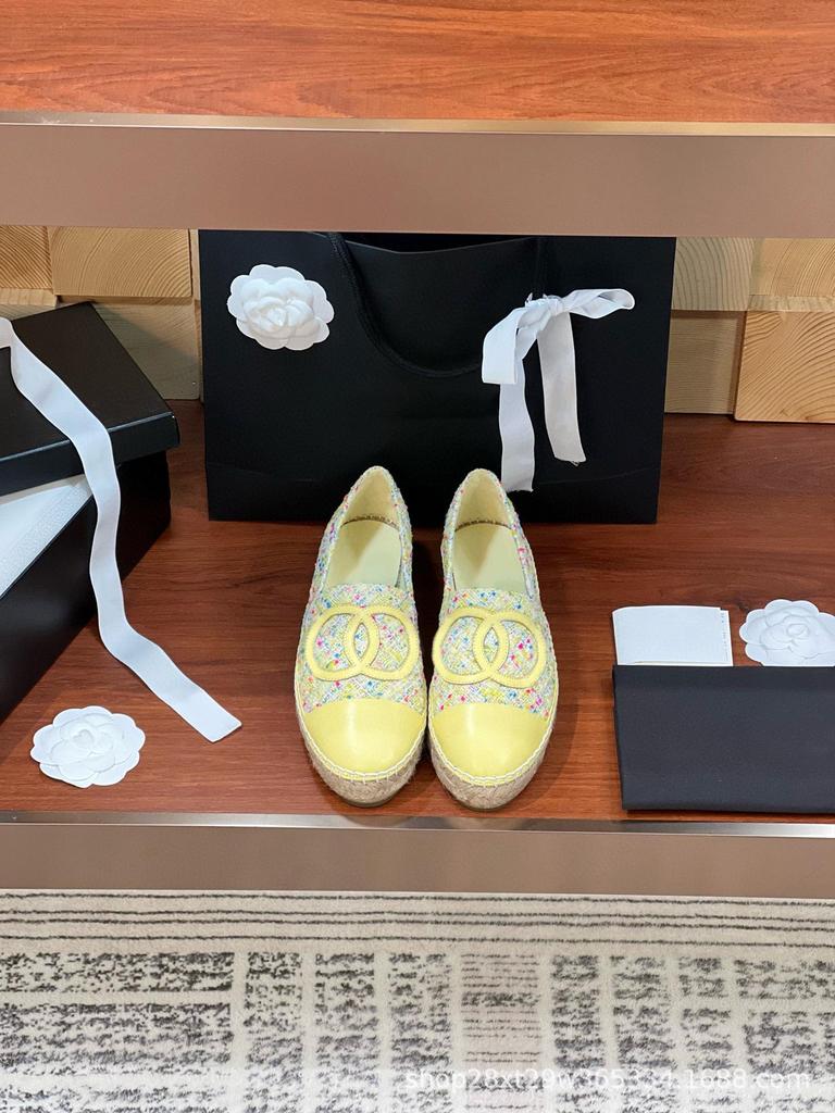 2024 Spring Upgraded Women's Xiao Xiangfeng Fisherman Shoes - Straw Rope Slip-On Dopamine Shoes