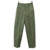 US ARMY 70s DLA Utility Center Press Military Pants W26 Khaki Men's Used