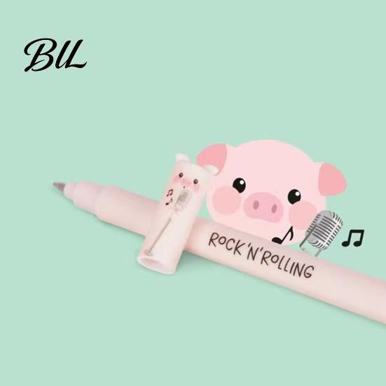 Kid-friendly Pen Farm Animal Erasable Gel Pens for Kids Cute Cartoon Cow Turkey Donkey Child Safe Pig Design Smooth Writing Easy Erase Fun School
