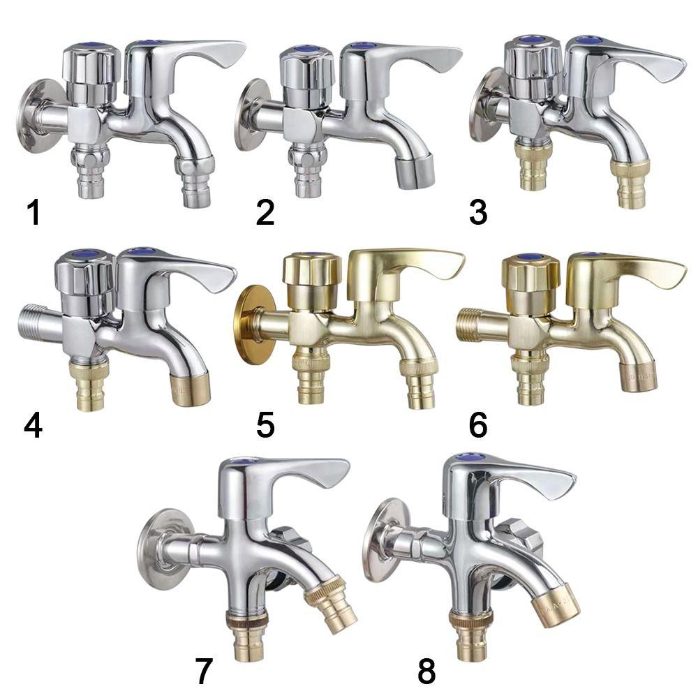 Двухпоточный смеситель для бассейна для швабры Один вход на два выхода Смеситель для стиральной машины Двухпоточный кран Кран с двумя выходами для воды