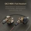 QKZ MDR Flat-Head Headphones 16MM Large Dynamic HIFI Bass Sport Earbuds Music Wired Earphones 3.5MM AUX Headset In Ear With Mic 7