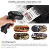 2-in-1 2.4G Wireless Barcode Scanner&USB Wired Handheld 1D Bar Code Reader