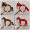 Soft Horse Hair Hoop Sweet Pony Doll Headpiece Creative Mascot Plush Headband  Role Play