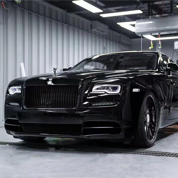Высокоглянцевая ПЭТ-пленка для защиты краски автомобиля, цвет Crystal Piano Black
