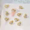 10 шт. Сейлор Мун маникюрные украшения 3D циркон с бриллиантами украшения для ногтей японский металлический циркон красивые аксессуары для ногтей для девочек