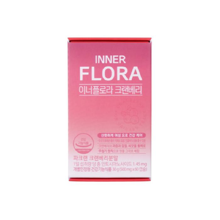 New Origin Inner Flora Cranberry для ухода за мочевыводящими путями, 60 шт., 1 месяц